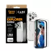 PanzerGlass CARE 3-in-1 Flagship Explorer apsauginis rinkinys iPhone 17 Pro — grūdintas stiklas, PET, silikonas, permatomas