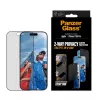 Privatumo apsaugos stiklas PanzerGlass iPhone 17 / iPhone 16 Pro — Ultra-Wide Fit, grūdintas stiklas + PET, FASTFIT