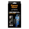 Privatumo apsaugos stiklas PanzerGlass iPhone 17 / iPhone 16 Pro — Ultra-Wide Fit, grūdintas stiklas + PET, FASTFIT