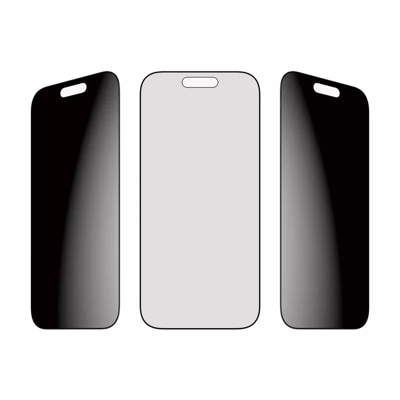 Privatumo apsaugos stiklas PanzerGlass iPhone 17 / iPhone 16 Pro — Ultra-Wide Fit, grūdintas stiklas + PET, FASTFIT