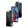 Apsauginis stiklas PanzerGlass 2-Way Privacy, skirtas iPhone 17 Pro Max – grūdintas stiklas, itin platus dengimas, FASTFIT