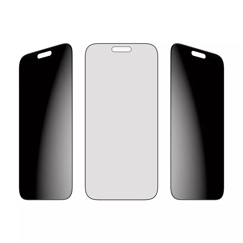 Apsauginis stiklas PanzerGlass 2-Way Privacy, skirtas iPhone 17 Pro Max – grūdintas stiklas, itin platus dengimas, FASTFIT