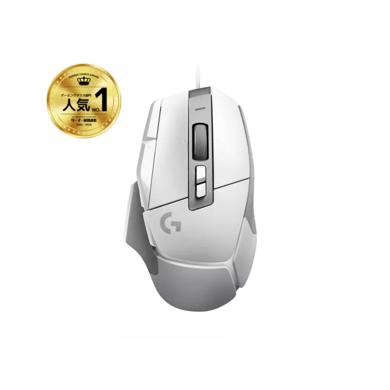 LOGITECH G502 X žaidimų pelė - USB - Balta - EWR2