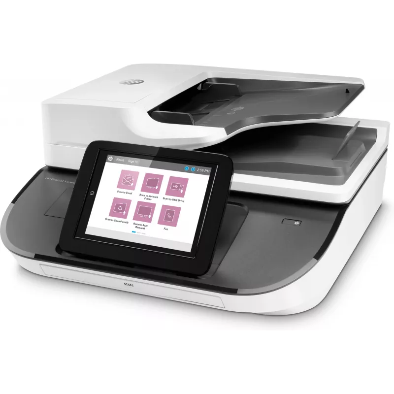HP Flow 8500 fn2 plokščiasis ir ADF skaitytuvas 600 x 600 DPI