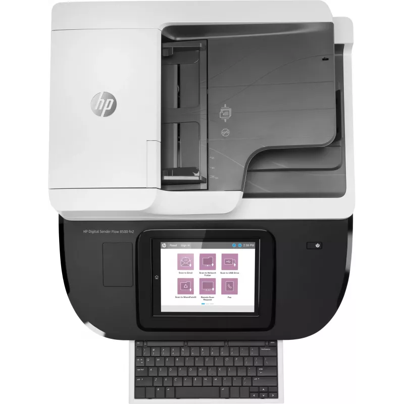 HP Flow 8500 fn2 plokščiasis ir ADF skaitytuvas 600 x 600 DPI