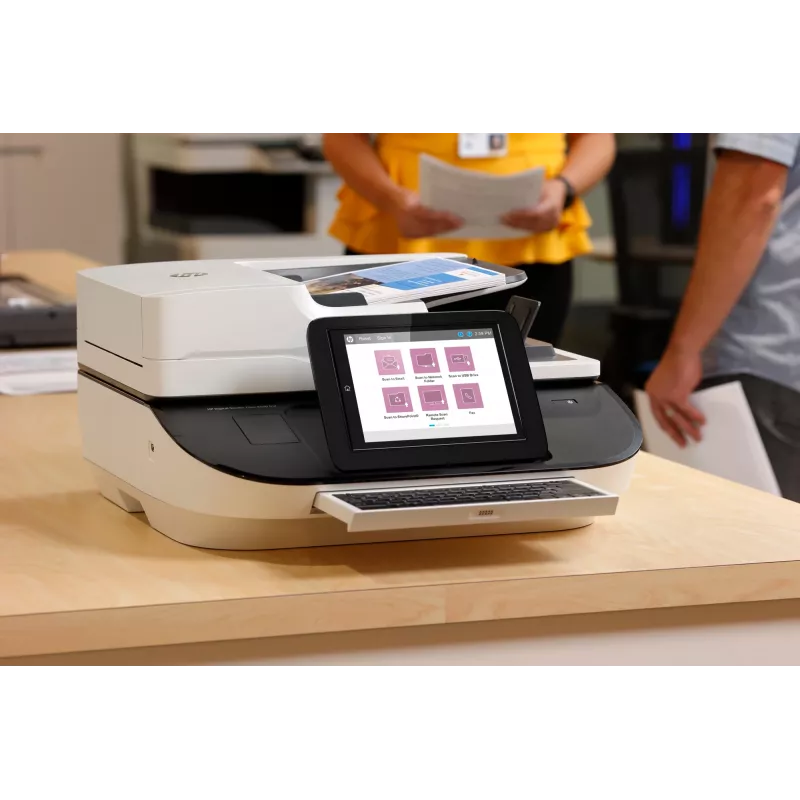 HP Flow 8500 fn2 plokščiasis ir ADF skaitytuvas 600 x 600 DPI