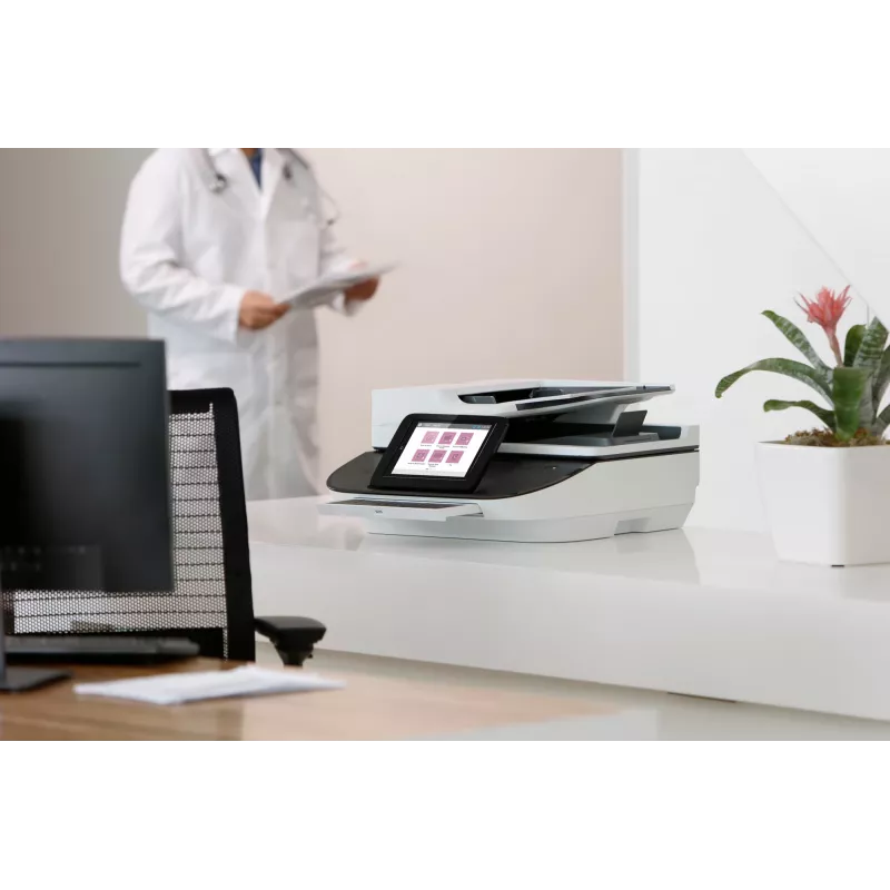 HP Flow 8500 fn2 plokščiasis ir ADF skaitytuvas 600 x 600 DPI