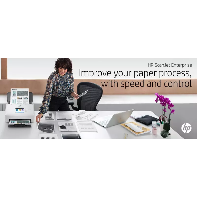 HP Scanjet Enterprise Flow N7000 lakštinis skaitytuvas 600 x 600 DPI A4 baltas