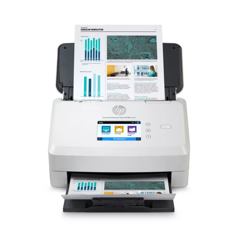 HP Scanjet Enterprise Flow N7000 lakštinis skaitytuvas 600 x 600 DPI A4 baltas