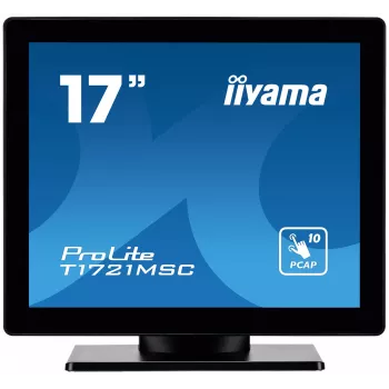 Monitorius iiyama ProLite T1721MSC-B2 43,2 cm (17 colių) 1280 x 1024 pikselių SXGA LED liečiamasis stalinis juodas
