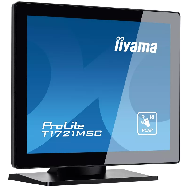 Monitorius iiyama ProLite T1721MSC-B2 43,2 cm (17 colių) 1280 x 1024 pikselių SXGA LED liečiamasis stalinis juodas