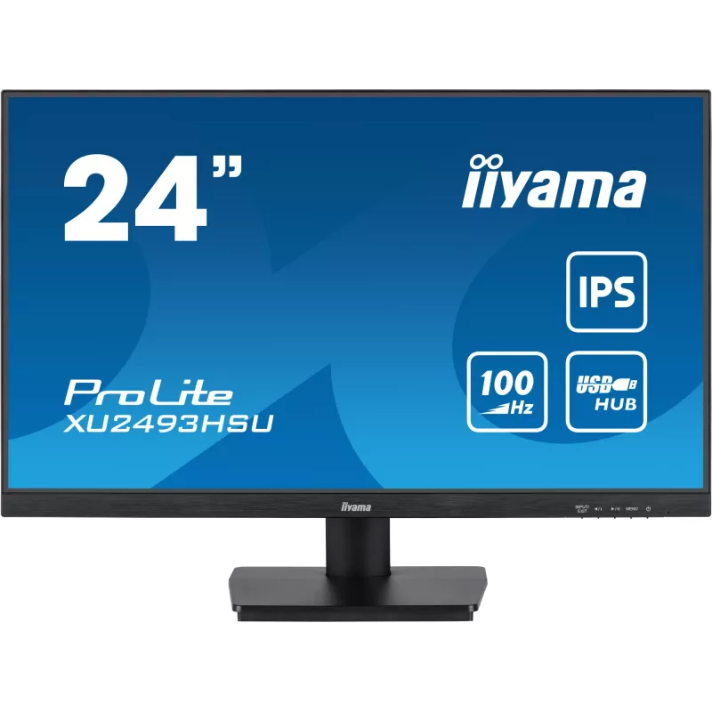 Monitorius iiyama ProLite XU2493HSU-B7 60,5 cm (23,8 colio) 1920 x 1080 pikselių Full HD LED juodas