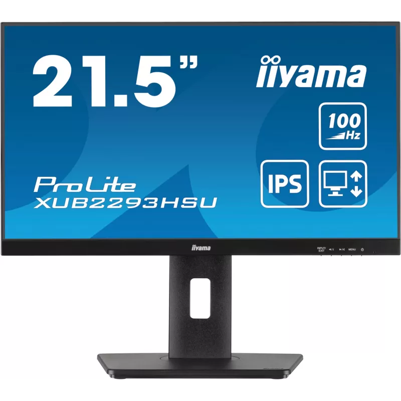 Monitorius iiyama ProLite XUB2293HSU-B7 54,6 cm (21,5 colio) Full HD LED juodas