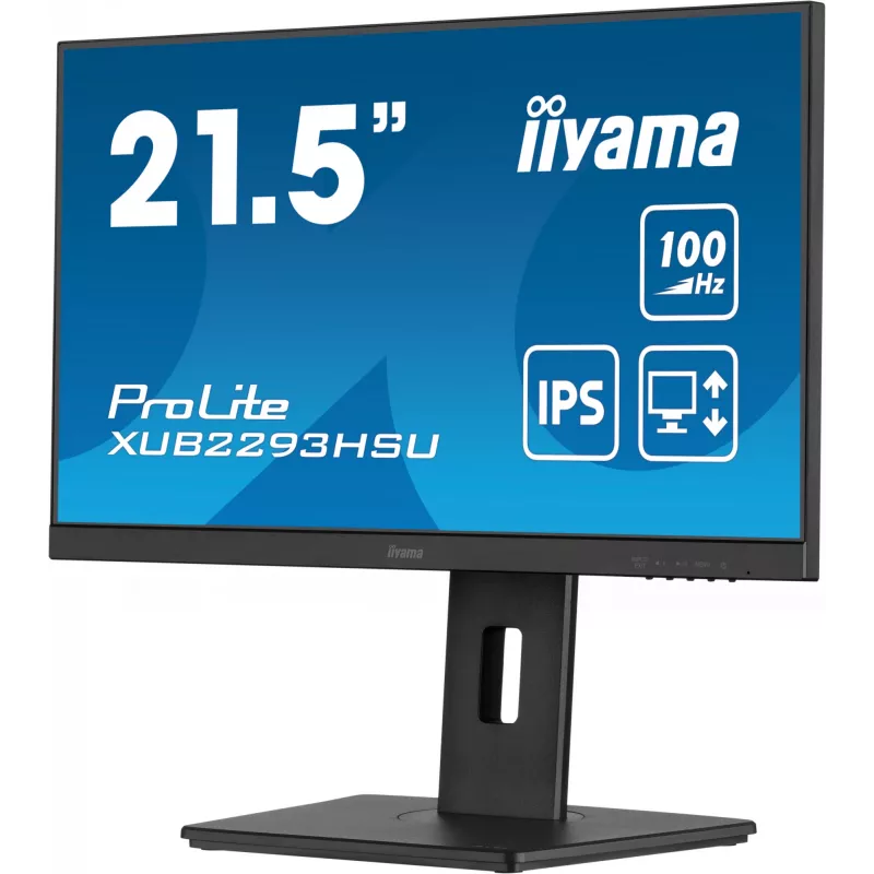 Monitorius iiyama ProLite XUB2293HSU-B7 54,6 cm (21,5 colio) Full HD LED juodas