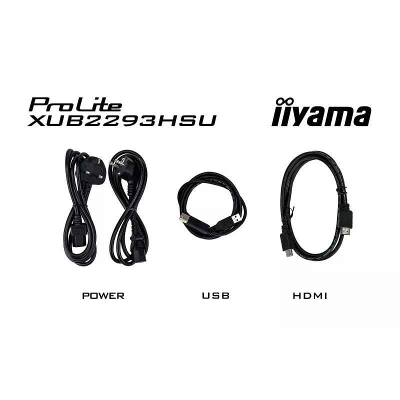 Monitorius iiyama ProLite XUB2293HSU-B7 54,6 cm (21,5 colio) Full HD LED juodas