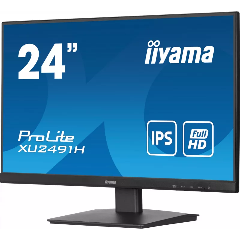 Monitorius iiyama ProLite XU2491H-B1 60.5 cm (23.8 inch) Full HD LED juodas