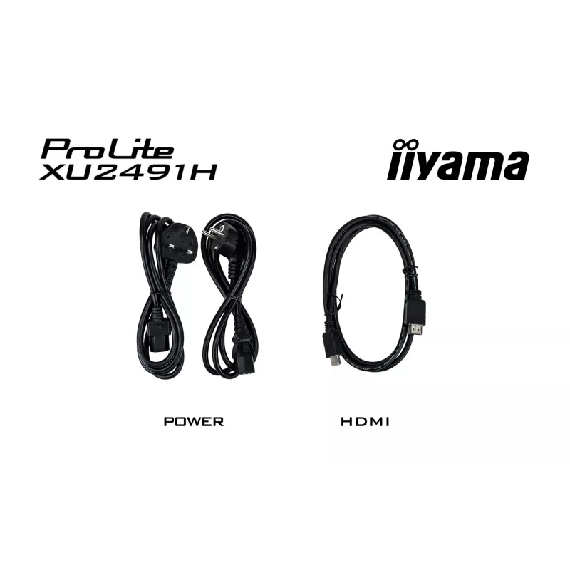 Monitorius iiyama ProLite XU2491H-B1 60.5 cm (23.8 inch) Full HD LED juodas