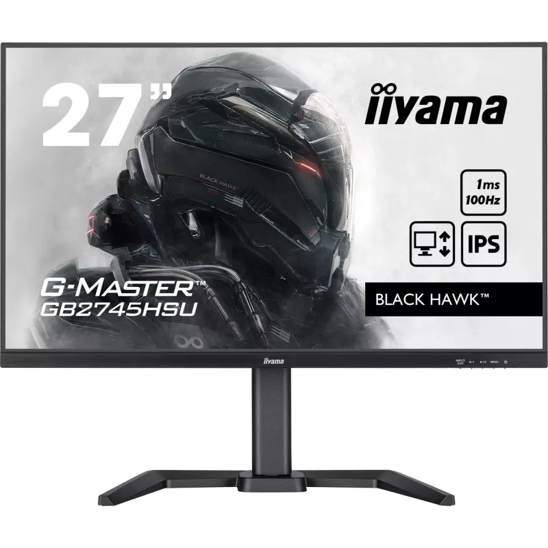 Monitorius iiyama G-MASTER GB2745HSU-B2 27 colių Full HD LED IPS 100Hz 1ms