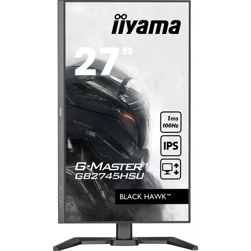 Monitorius iiyama G-MASTER GB2745HSU-B2 27 colių Full HD LED IPS 100Hz 1ms