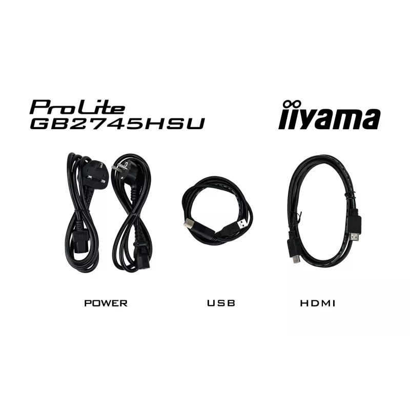 Monitorius iiyama G-MASTER GB2745HSU-B2 27 colių Full HD LED IPS 100Hz 1ms
