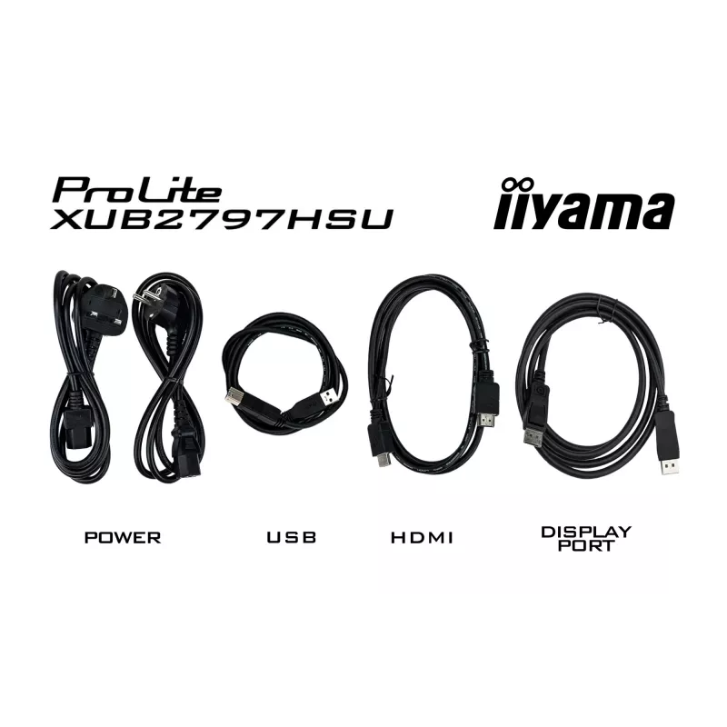 Monitorius iiyama ProLite XUB2797HSU-B2 27 colių Full HD LED