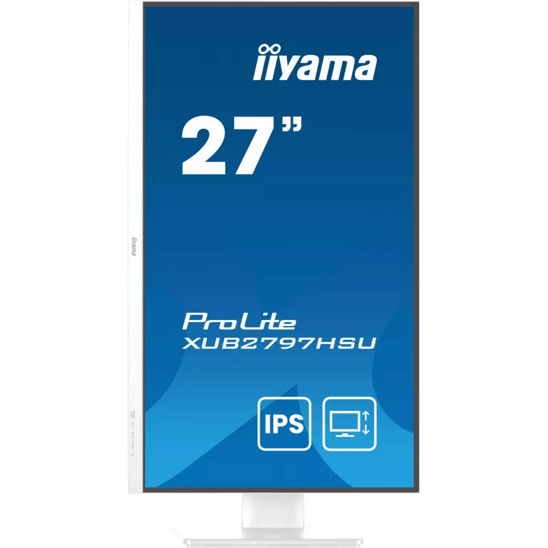 Monitorius iiyama ProLite XUB2797HSU-W2 68,6 cm (27 colių) Full HD LED baltas