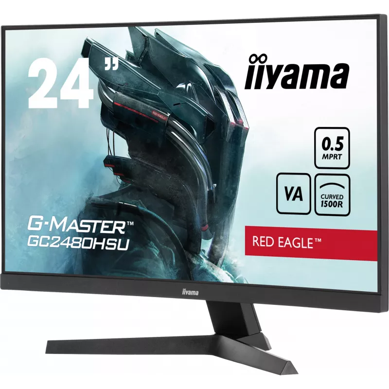 Monitorius iiyama G-MASTER GC2480HSU-B1 59,9 cm (23,6 colio) 1920 x 1080 pikselių Full HD LED juodas