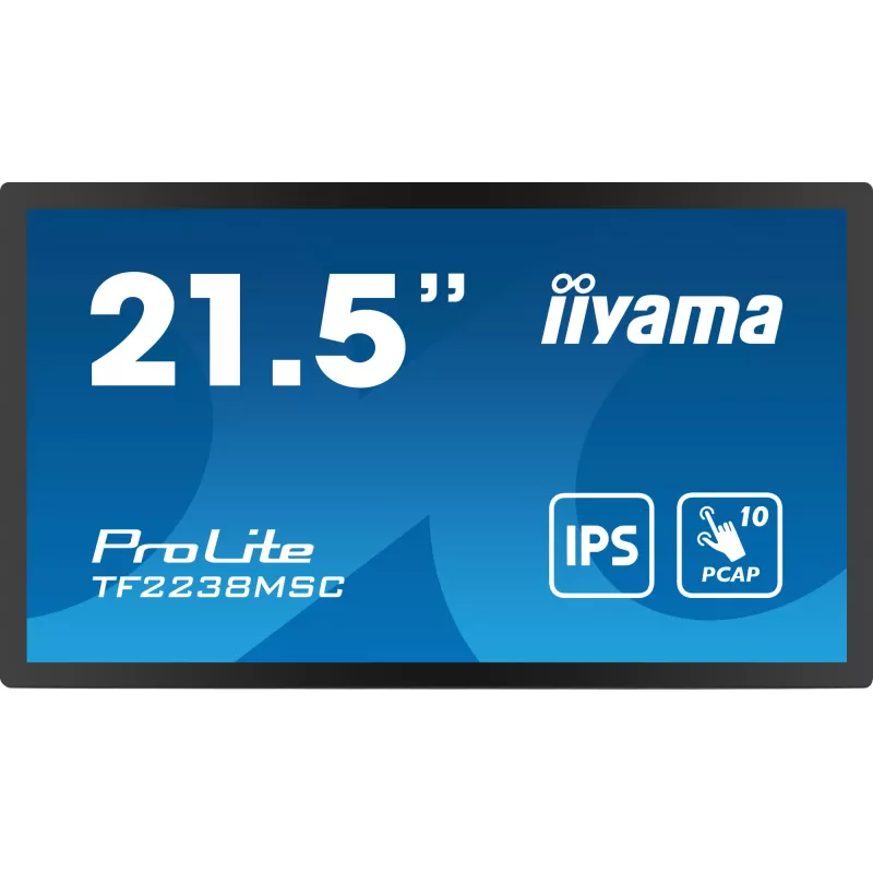 Monitorius iiyama TF2238MSC-B1 53,3 cm (21 inch) Full HD LED jutiklinis juodas