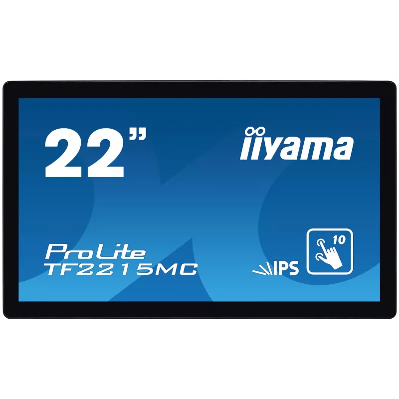 iiyama ProLite TF2215MC-B2 kompiuterio monitorius 54.6 cm (21.5 colio) 1920 x 1080 pikselių Full HD LED jutiklinis ekranas Multi-user juodas