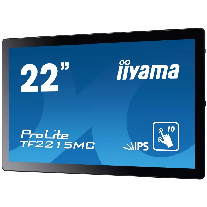 iiyama ProLite TF2215MC-B2 kompiuterio monitorius 54.6 cm (21.5 colio) 1920 x 1080 pikselių Full HD LED jutiklinis ekranas Multi-user juodas