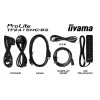 iiyama ProLite TF2215MC-B2 kompiuterio monitorius 54.6 cm (21.5 colio) 1920 x 1080 pikselių Full HD LED jutiklinis ekranas Multi-user juodas