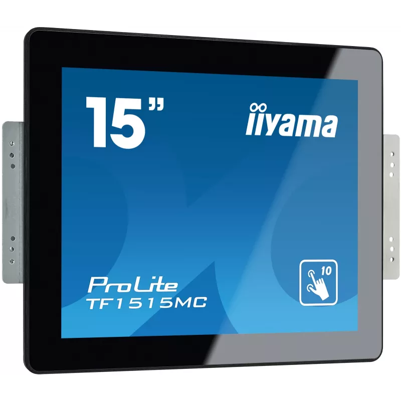 iiyama TF1515MC-B2 monitor kompiuterinis 38,1 cm (15 colių) 1024 x 768 pikselių XGA LED lietimui jautrus ekranas juodas