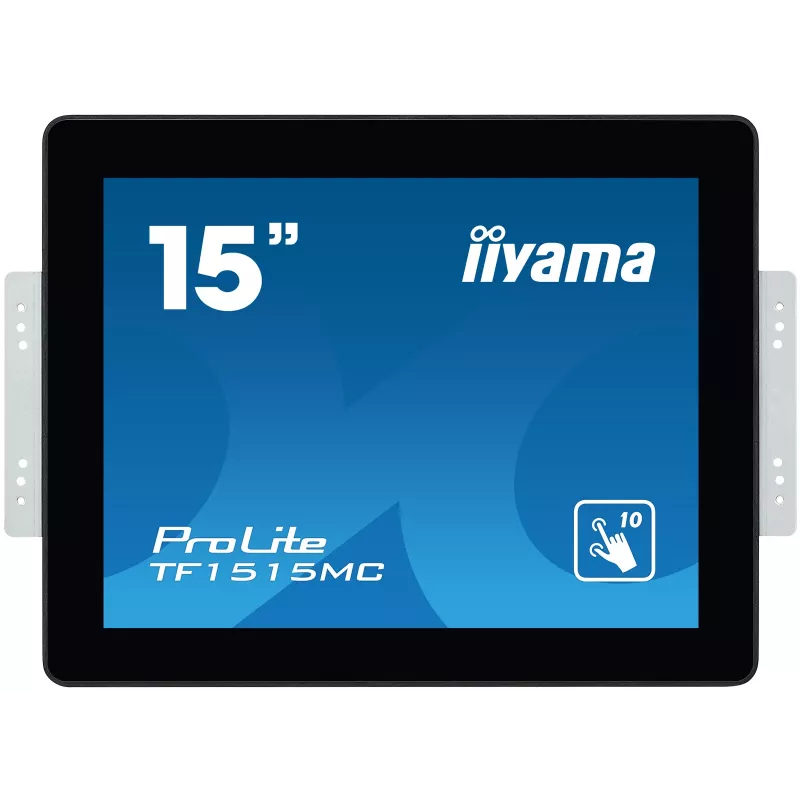 iiyama TF1515MC-B2 monitor kompiuterinis 38,1 cm (15 colių) 1024 x 768 pikselių XGA LED lietimui jautrus ekranas juodas