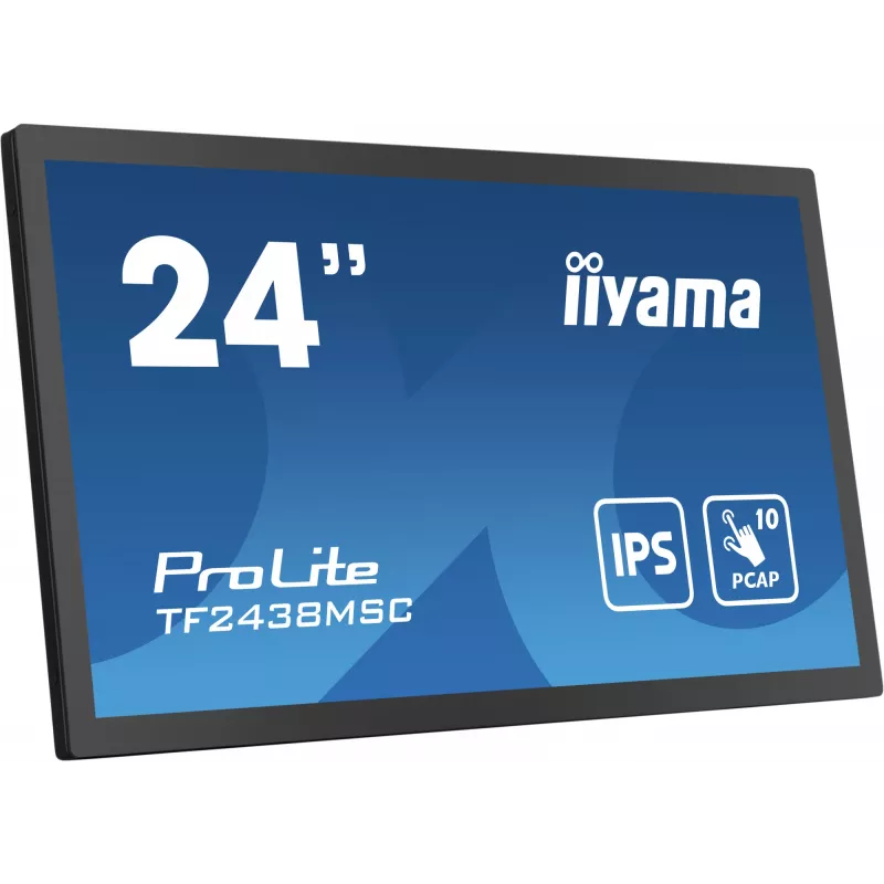 Monitorius iiyama TF2438MSC-B1 60,5 cm (23,8 col.) Full HD LED liečiamuoju ekranu juodas
