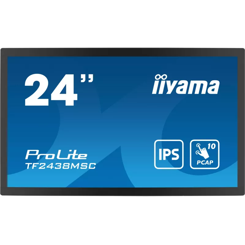 Monitorius iiyama TF2438MSC-B1 60,5 cm (23,8 col.) Full HD LED liečiamuoju ekranu juodas