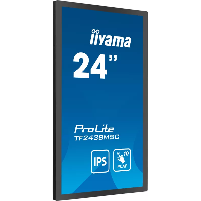 Monitorius iiyama TF2438MSC-B1 60,5 cm (23,8 col.) Full HD LED liečiamuoju ekranu juodas