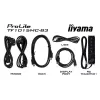 Monitorius iiyama TF1015MC-B3 25.6 cm (10.1 colio) 1280x800 pikselių HD LED liečiamas juodas