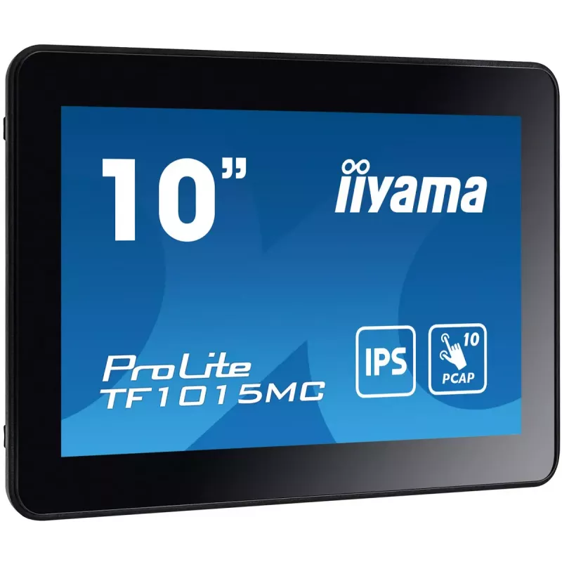 Monitorius iiyama TF1015MC-B3 25.6 cm (10.1 colio) 1280x800 pikselių HD LED liečiamas juodas