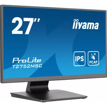 Monitorius iiyama ProLite T2752MSC-B1AG 68,6 cm (27 colių) 1920 x 1080 pikselių Full HD LED Touchscreen juodas