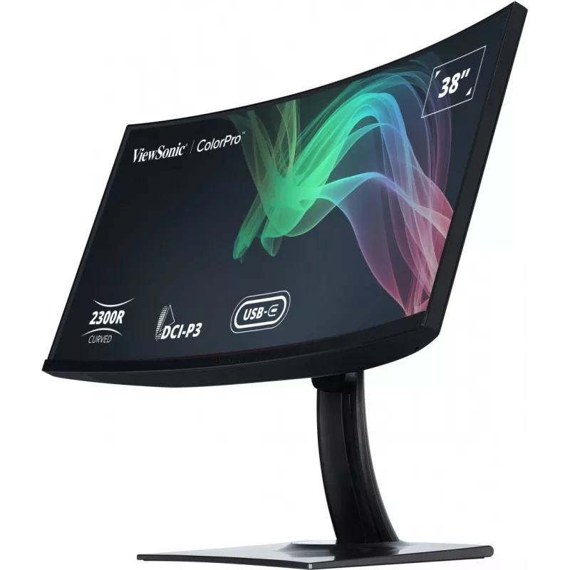 Monitorius ViewSonic VP3881a 96.5 cm (38 colių) 3840 x 1600 pikselių Quad HD+ LED juodas