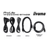 Monitorius iiyama ProLite TF2234MC-B7AGB 54,6 cm (21,5 colio) 1920 x 1080 pikselių Full HD LED liečiamuoju ekranu keliems vartotojams juodas