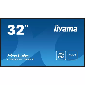 iiyama LH3241S-B2 reklaminis monitorius kiosko dizainas 80 cm (31,5 colio) LED Full HD juodas 24/7