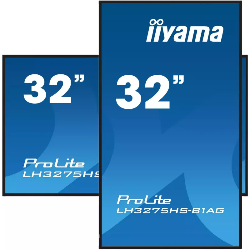 Skaitmeninės reklamos plokščiasis skydelis iiyama LH3275HS-B1AG 32 colių LCD Full HD 1920 x 1080