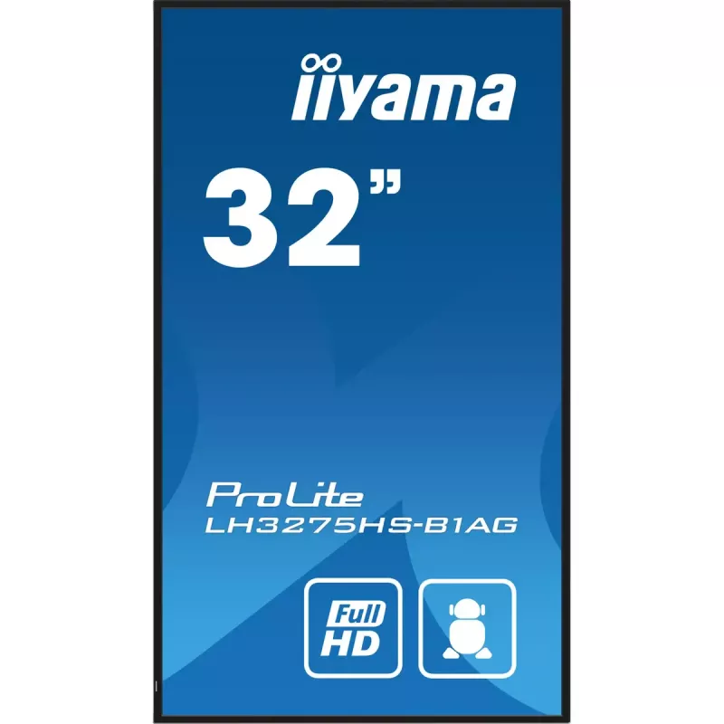 Skaitmeninės reklamos plokščiasis skydelis iiyama LH3275HS-B1AG 32 colių LCD Full HD 1920 x 1080
