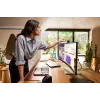 HP Series 7 Pro 34 colių WQHD konferencinis monitorius - 734pm, 86,4 cm (34 colių), 3440 x 1440 pikselių, Wide Quad HD, LCD, 5 ms, juoda, sidabrinė