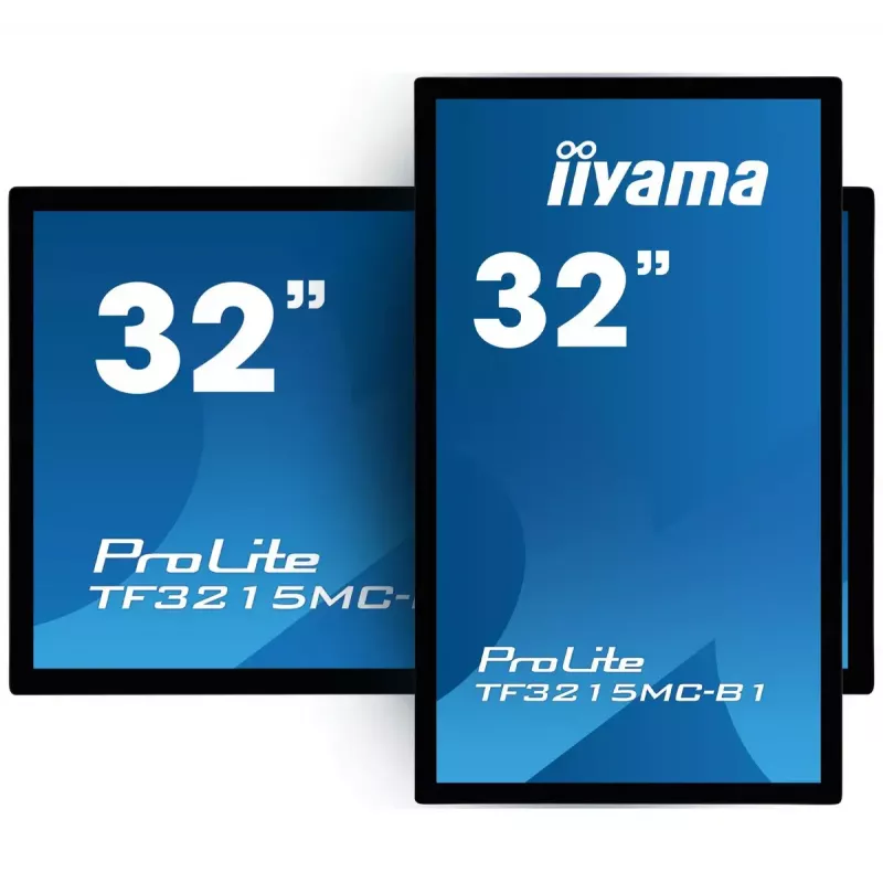 iiyama ProLite TF3215MC-B2 kompiuterio monitorius 80 cm (31,5 colio) 1920 x 1080 pikselių Full HD LED jutiklinis ekranas kioskui juodas