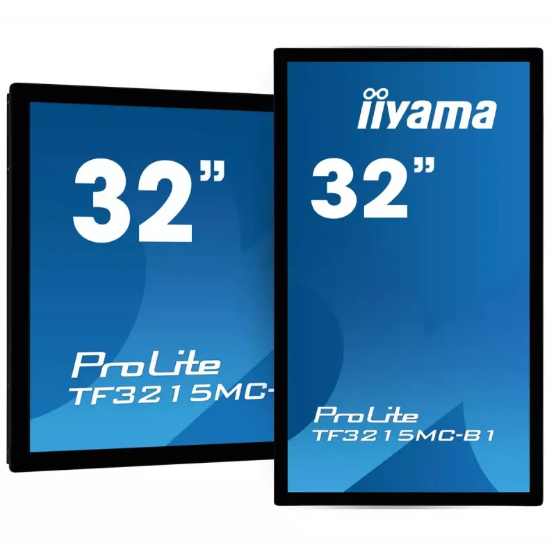 iiyama ProLite TF3215MC-B2 kompiuterio monitorius 80 cm (31,5 colio) 1920 x 1080 pikselių Full HD LED jutiklinis ekranas kioskui juodas