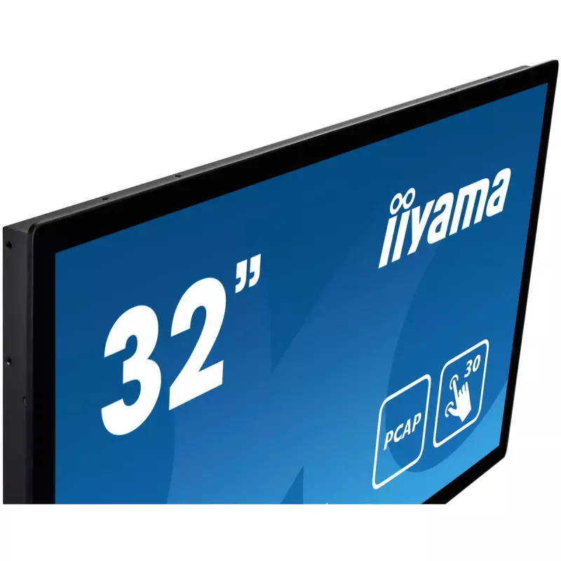 iiyama ProLite TF3215MC-B2 kompiuterio monitorius 80 cm (31,5 colio) 1920 x 1080 pikselių Full HD LED jutiklinis ekranas kioskui juodas