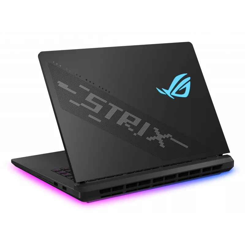 Nešiojamas kompiuteris ASUS ROG Strix SCAR 16 G635LX-RW019W Intel Core Ultra 9 275HX 40,6 cm (16 colių) WQXGA 64 GB DDR5-SDRAM 2 TB SSD NVIDIA GeForce RTX 5090 Wi-Fi 7 (802.11be) Windows 11 Home Vokiška Juoda