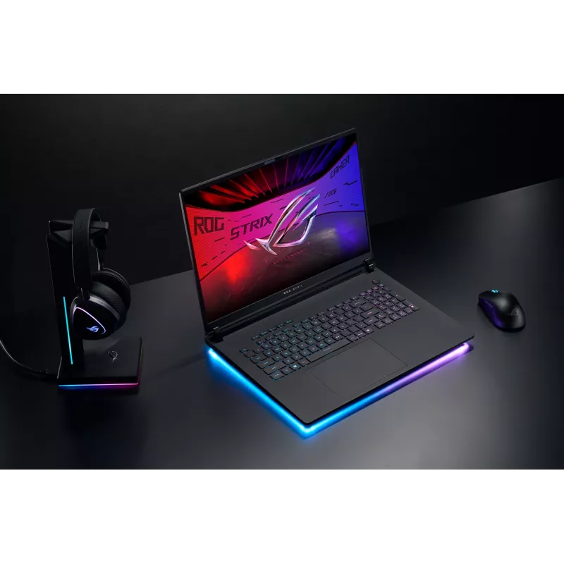 Nešiojamas kompiuteris ASUS ROG Strix SCAR 16 G635LX-RW019W Intel Core Ultra 9 275HX 40,6 cm (16 colių) WQXGA 64 GB DDR5-SDRAM 2 TB SSD NVIDIA GeForce RTX 5090 Wi-Fi 7 (802.11be) Windows 11 Home Vokiška Juoda